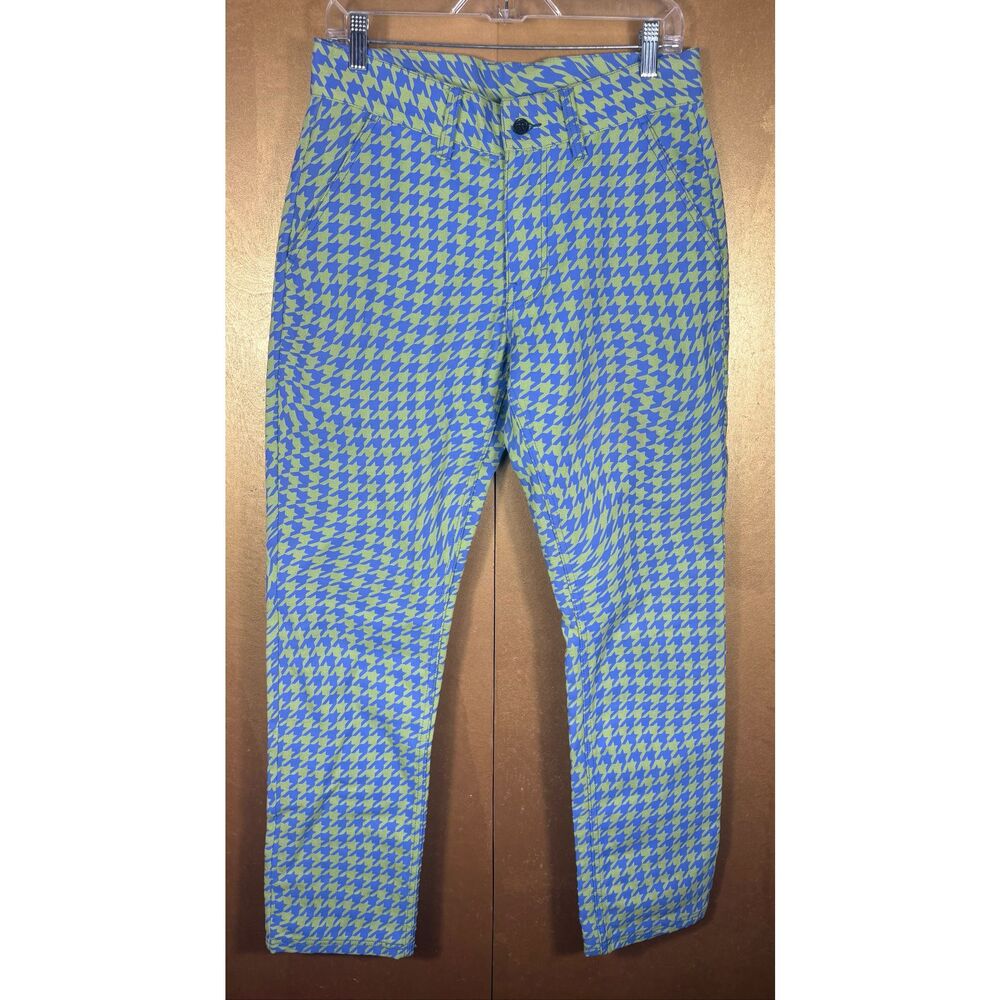 Pleasures Mens houndstooth cotton twill pants size 30